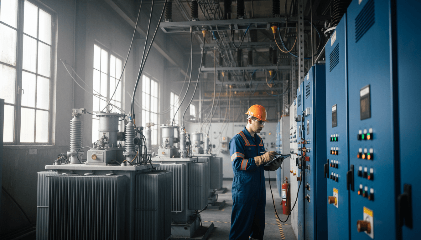 Transformer installation at facility