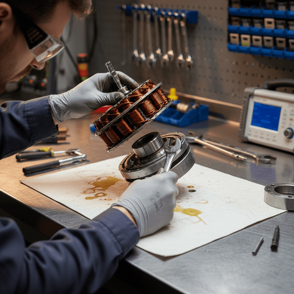 Motor testing and inspection