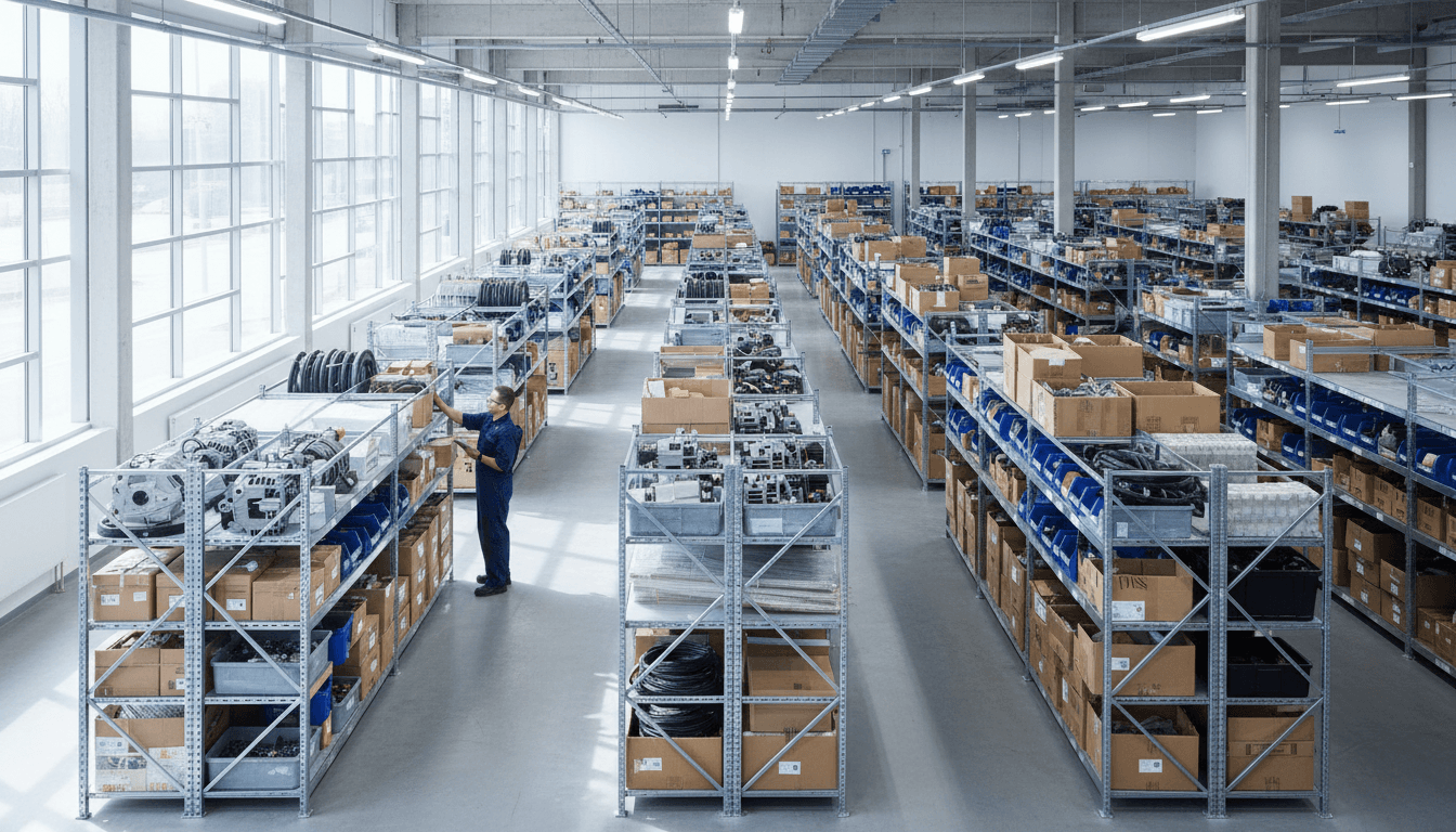 Inventory of industrial motors and electrical equipment