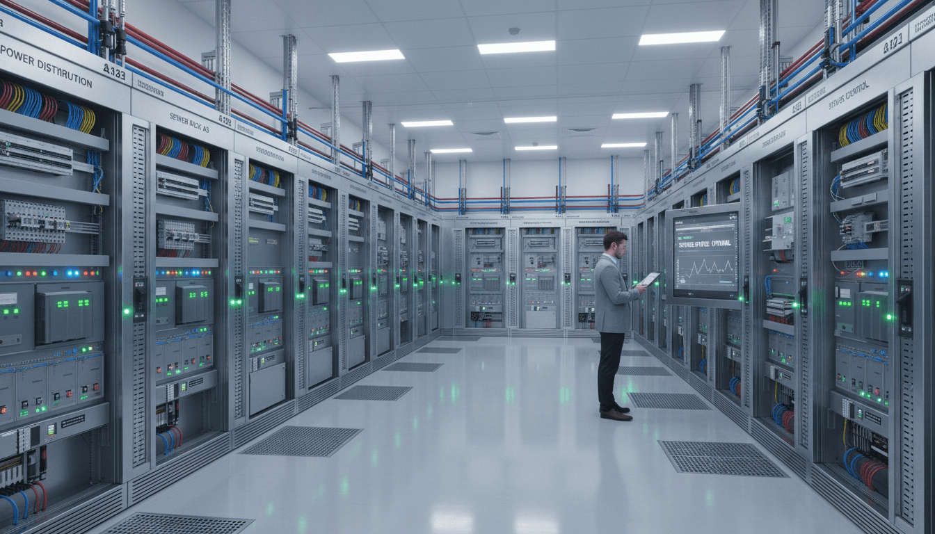 Installed switchgear in industrial facility